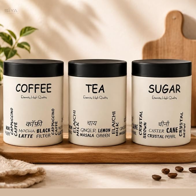 SS TCS Set x3 (750ml) White & Black (Glory)