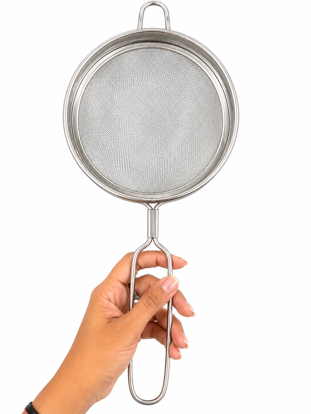 Multipurpose Colander (15cm Diameter) (Size3)for Pasta Vegetables, Heavy Duty Stainless Steel Collander, Juice Strainer, Soup Strainer, Ideal for Washing Rice, Fruits, Vegetables and Grains