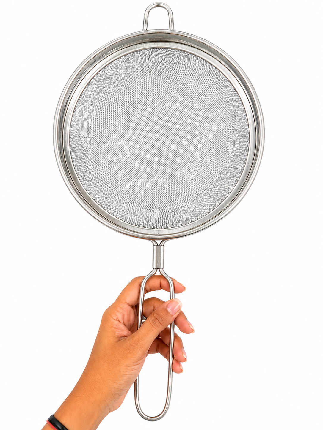 Multipurpose Colander (19cm Diameter) (Size5)for Pasta Vegetables, Heavy Duty Stainless Steel Collander, Juice Strainer, Soup Strainer, Ideal for Washing Rice, Fruits, Vegetables and Grains