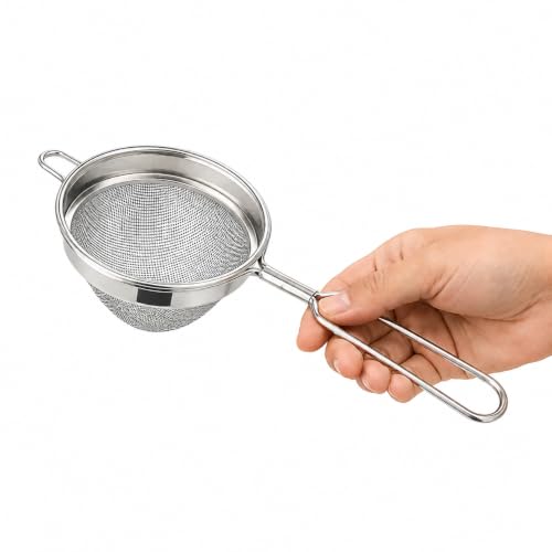 Stainless Steel Tea Strainer Conical Shape (Size 9cm), Stainless Steel Tea Strainer,Heavy Duty Chalani, Coffee Strainer, Tea Filter Stainless Steel, Fine Mesh x1pc